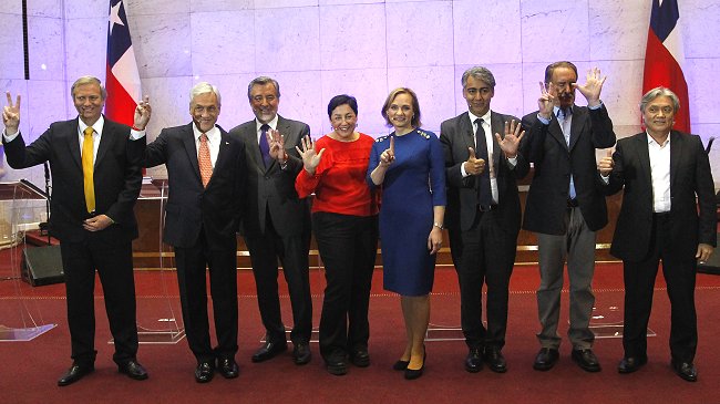 Encuesta CERC-Mori: Piñera 44%, Guillier 30%, Sánchez 11%, Goic 8%