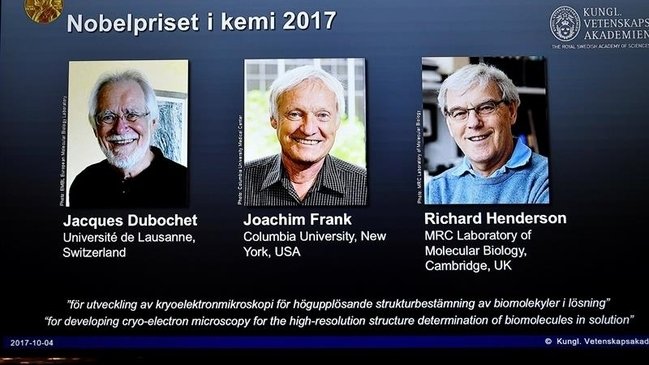 Tres investigadores de microscopía biomolecular ganan el Nobel de Química