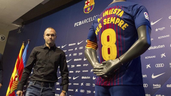 Andrés Iniesta renovó 