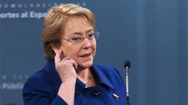 Chile Vamos afirma que Presidenta Bachelet 