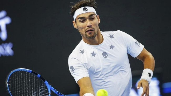 Fabio Fognini derribó a Fernando Verdasco en el inicio del Masters de Shanghai