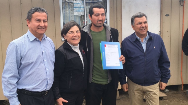San Javier: Gobierno entregó viviendas a familias afectadas en incendios forestales