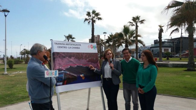 Carolina Goic presentó proyecto de tranvía para Antofagasta