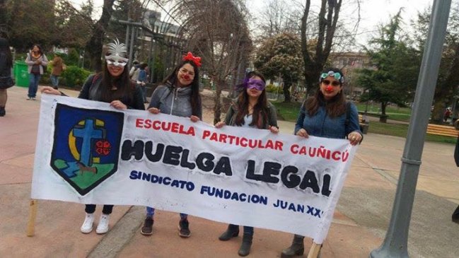 Región del Biobío: 6.000 alumnos sin clases hace dos semanas por huelga de profesores