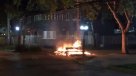 Barricadas en Providencia tras toma en la Academia de Humanismo Cristiano