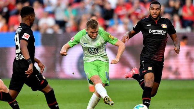 Bayer Leverkusen igualó con Wolfbursgo sin la presencia de Charles Aránguiz en Alemania