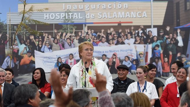 Bachelet inauguró el nuevo Hospital de Salamanca, en la Región de Coquimbo