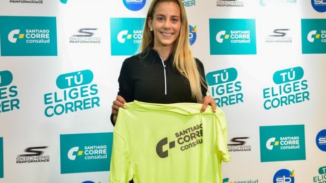 Isidora Jiménez participó del lanzamiento de la Corrida Consalud