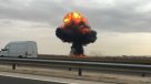 Murió piloto de caza F-18 que se estrelló en base aérea en Madrid