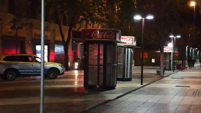 Joven murió tras ser apuñalado en el centro de Santiago