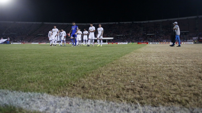 Desde el IND dicen que el daño de la cancha del Estadio Nacional es netamente estético