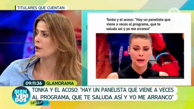 Tonka Tomicic denunció a acosador que se pasea por la televisión chilena