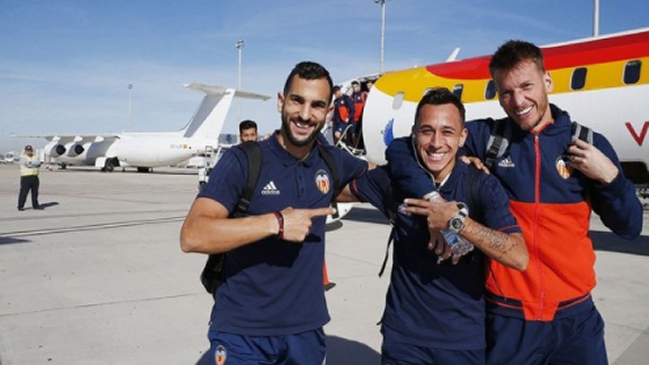 Fabián Orellana volvió a ser citado en Valencia de cara al duelo por Copa del Rey ante Zaragoza