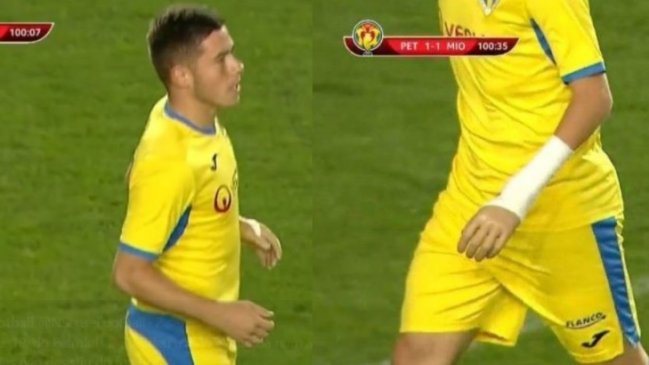 Joven rumano debutó como futbolista profesional con una prótesis de brazo