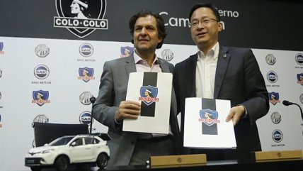 Colo Colo presentó a su nuevo sponsor en el Estadio Monumental