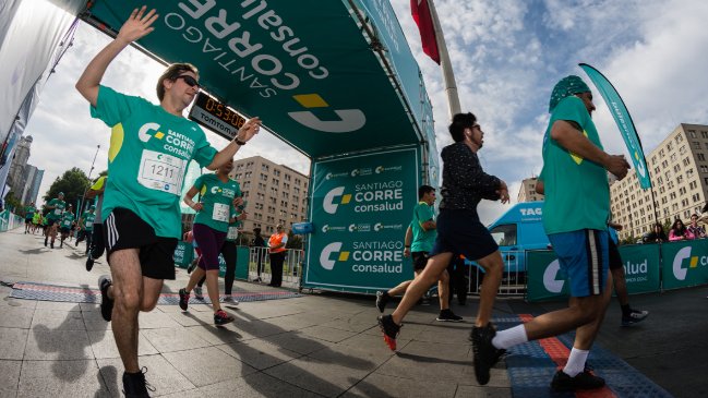 Este domingo se desarrollará la competencia Santiago Corre Consalud 2017