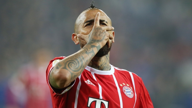 La Bundesliga volvió a destacar a Arturo Vidal como el volante más completo del mundo