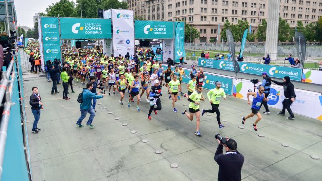 Más de 12 mil runners participaron de la carrera Santiago Corre Consalud en la capital