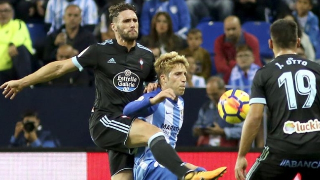 Málaga logró su primera victoria en la liga española a costa del Celta de Pablo Hernández