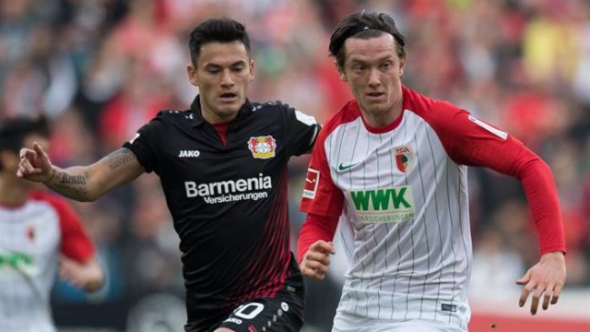 Bayer Leverkusen de Aránguiz vio frenado su ascenso luego de empatar con Augsburgo