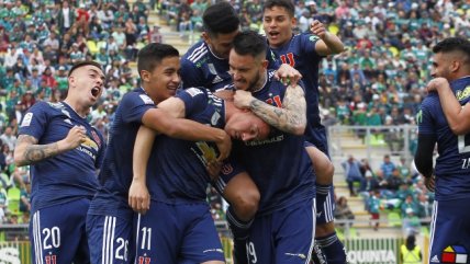 Sebastián Ubilla clavó un cabezazo que puso en ventaja a la U sobre Santiago Wanderers