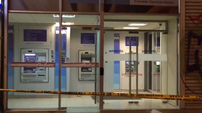 Carabineros detuvo a cinco personas tras robo frustrado a sucursal bancaria de Ñuñoa