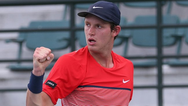 Nicolás Jarry avanzó con claro triunfo a la segunda ronda del Challenger de Montevideo