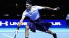 Roger Federer superó a Andy Murray en una particular exhibición jugada en Escocia