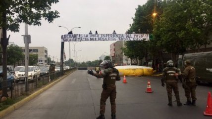 La protesta en altura de los deudores habitacionales