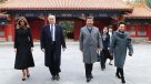 Trump, el presidente chino y las esposas de ambos visitaron La Ciudad Prohibida