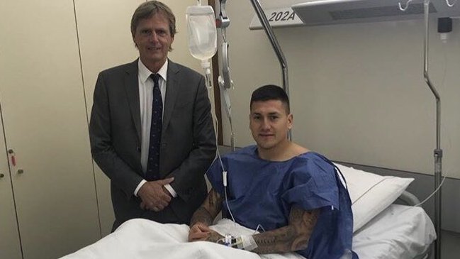 Nicolás Castillo fue operado con éxito en Portugal