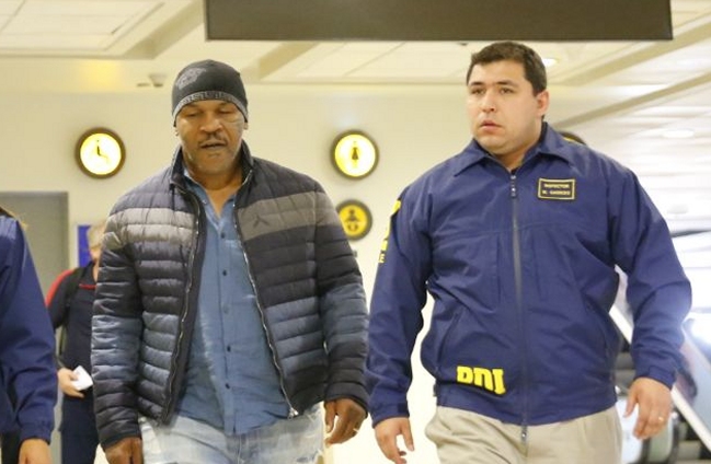 PDI entregó detalles sobre la prohibición de ingreso a Chile del ex boxeador Mike Tyson