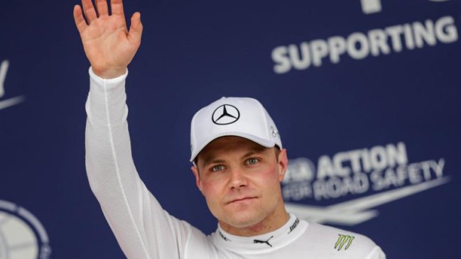 Bottas logró la tercera pole position de su carrera y saldrá primero en el GP de Brasil