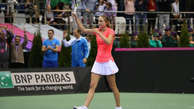 Aliaksandra Sasnovich estiró la final de la Copa Federación hasta el quinto punto