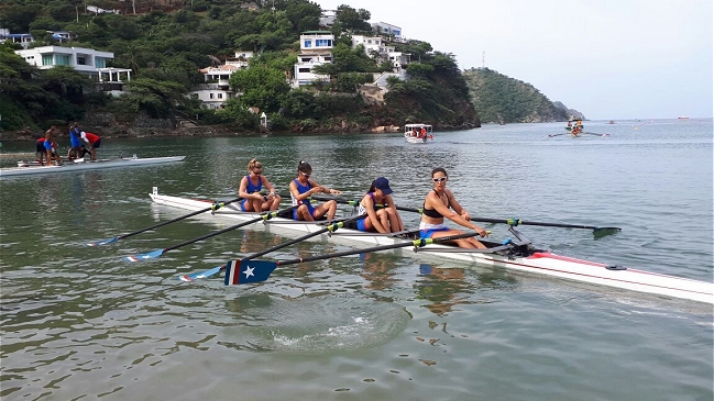 Equipo de remo femenino logró octava medalla de oro para Chile en los Bolivarianos