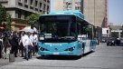 Primeros buses eléctricos del Transantiago iniciaron su operación este martes