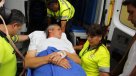 Las primeras imágenes de Fulvio Rossi tras ser apuñalado