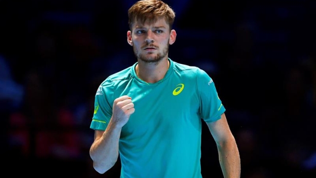 David Goffin remontó ante Dominic Thiem y entró a semifinales en Londres