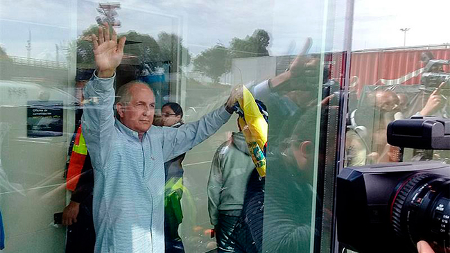 En Bogotá: Ledezma pide exigirle a Maduro liberar presos políticos para dialogar