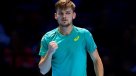 David Goffin remontó ante Dominic Thiem y entró a semifinales en Londres