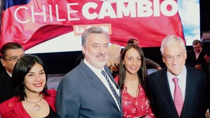   Piñera y Guillier se encontraron en el lanzamiento de 