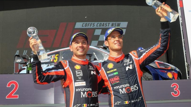 Thierry Neuville ganó el Rally de Australia y aseguró el subcampeonato mundial