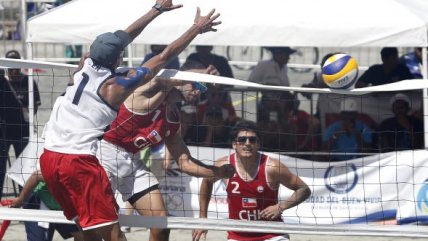   La caída de los primos Grimalt en la final del voleibol playa en los Juegos Bolivarianos 