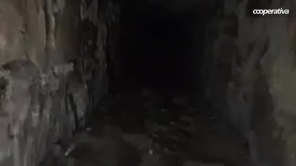   Este es el túnel que prepararon delincuentes para robar un banco en Viña del Mar 