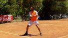 Gonzalo Lama completó con triunfo su partido de primera ronda en Curicó