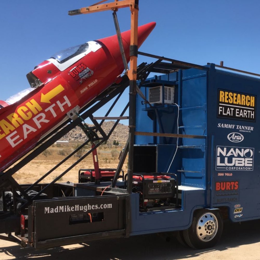 Hombre iniciará vuelo para demostrar que la Tierra es plana