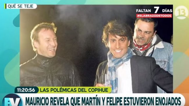 Martín Cárcamo contó la emotiva última conversación con Felipe Camiroaga