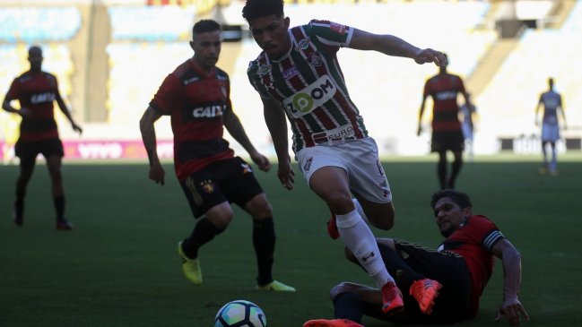 Sport Recife de Eugenio Mena doblegó a Fluminense y escapó de los lugares de descenso