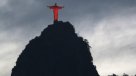 El Cristo Redentor se tiñó de naranja en contra de la violencia machista