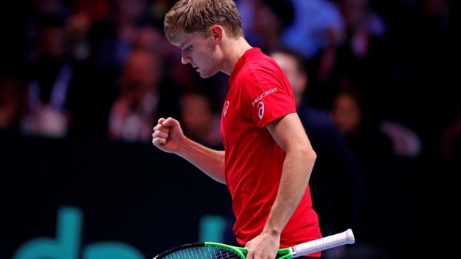 David Goffin igualó la final de Copa Davis para Bélgica tras batir a Tsonga